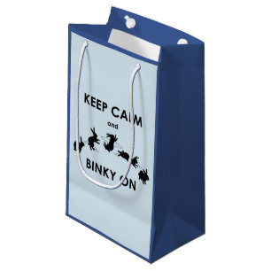 Blijf Kalmpjes en Binky Aan Geschenkzak Klein Cadeauzakje