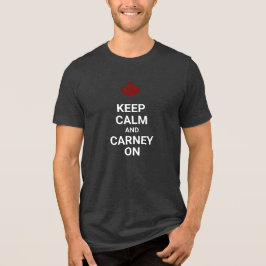 Blijf Kalmpjes en Carney Aan Tri-Blend Shirt