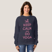 Blijf Kalmpjes en Doe Yoga Trui (Voorkant volledig)