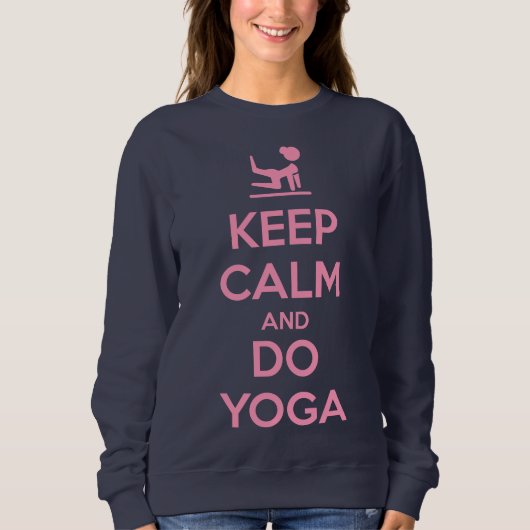 Blijf Kalmpjes en Doe Yoga Trui (Voorkant)