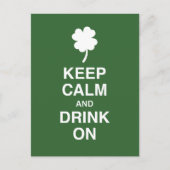 Blijf Kalmpjes en Drink Door Briefkaart (Voorkant)