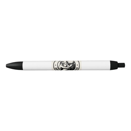 Blijf Kalmpjes en Drink Espresso Zwarte Inkt Pen (Voorkant)