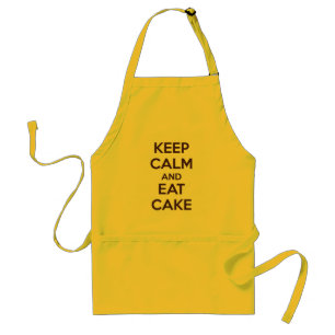 Blijf Kalmpjes en Eet Cake Schort