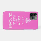 Blijf Kalmpjes en Eet een Cupcake Case-Mate iPhone Case (Achterkant (horizontaal))