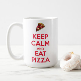 Blijf Kalmpjes en Eet Pizza 2 Koffiemok
