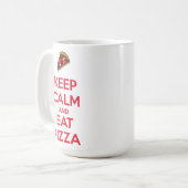 Blijf Kalmpjes en Eet Pizza 2 Koffiemok (Voorkant links)