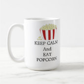 Blijf Kalmpjes en Eet Popcorn Koffiemok (Links)