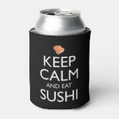 Blijf Kalmpjes En Eet Sushi Blikjeskoeler (Blikje Voorkant)
