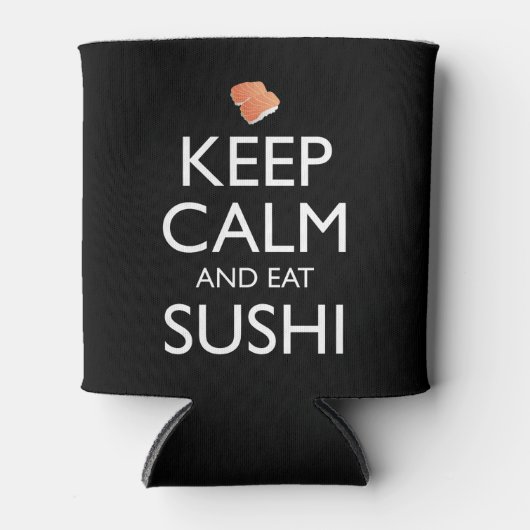 Blijf Kalmpjes En Eet Sushi Blikjeskoeler (Voorkant)