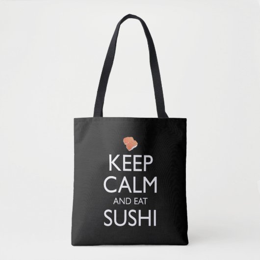 Blijf Kalmpjes En Eet Sushi Tote Bag (Voorkant)
