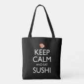 Blijf Kalmpjes En Eet Sushi Tote Bag (Achterkant)