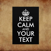 Blijf Kalmpjes en Ga Door - Maak Je Eigen Flyer