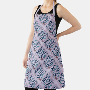Blijf Kalmpjes en Ga Door met Quilten Vintage Naai Schort