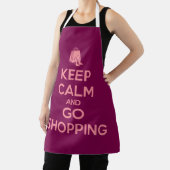 Blijf Kalmpjes en Ga Winkelen Schort (Insitu)