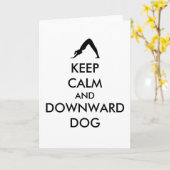 Blijf Kalmpjes en Hondjeshouding Kaart (Gele Bloem)