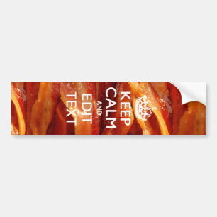 Blijf Kalmpjes en Laat Je Tekst Zien op Sissende B Bumpersticker