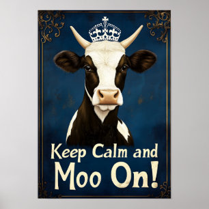 Blijf Kalmpjes en Loei Door Poster