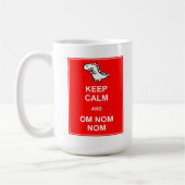 Blijf Kalmpjes en Om Nom Nom Dinosaur Mok (Links)