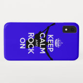 Blijf Kalmpjes en Rock Door Case-Mate iPhone Case (Achterkant (horizontaal))