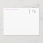 Blijf Kalmpjes en Sla de Datum Op Roze Aankondigingskaart (Achterkant)