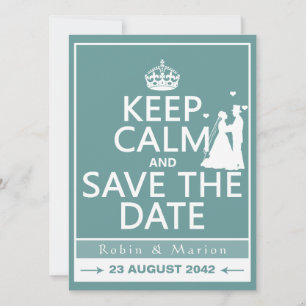 Blijf Kalmpjes en Sla de Datum Op (volledig aanpas Save The Date