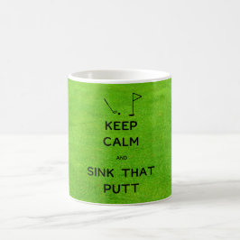 Blijf Kalmpjes en Sla Die Putt Koffiemok