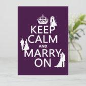 Blijf Kalmpjes en Trouw Op (alle kleuren) Kaart (Staand voorkant)