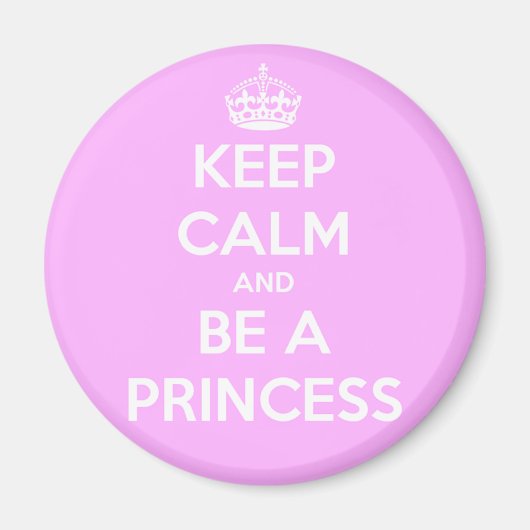 Blijf Kalmpjes en Wees een Prinses Magneet (Voorkant)