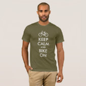 Blijf Kalmpjes Fietsen T-shirt (Voorkant volledig)