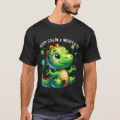 Blijf Kalmpjes & Mediteer T-shirt (Voorkant)