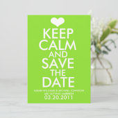 Blijf Kalmpjes & Sla de Datum Op Save The Date (Staand voorkant)