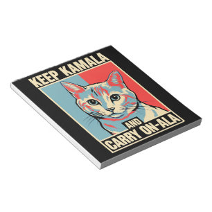 Blijf Kamala en Ga Door-A-La LA Kamala Harris Notitieblok