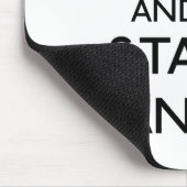 "Blijf kanny" mousepad Muismat (Hoek)