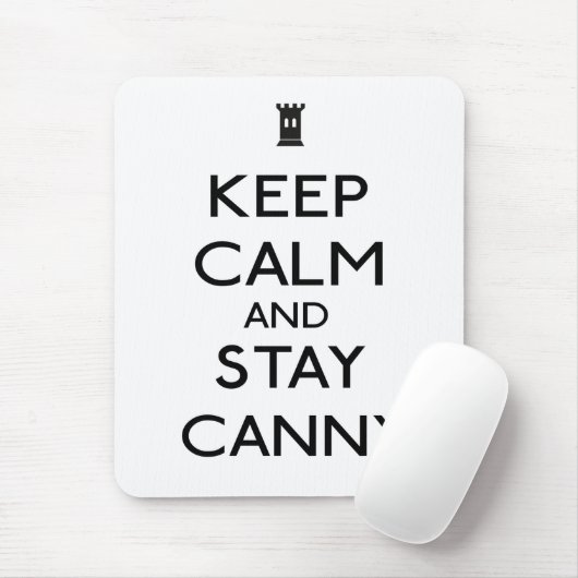 "Blijf kanny" mousepad Muismat (Met muis)