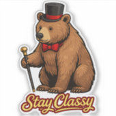 Blijf Klasse Sticker (Voorkant)
