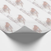 Blijf, kleine vrolijke Robin. Cadeaupapier (Hoek)