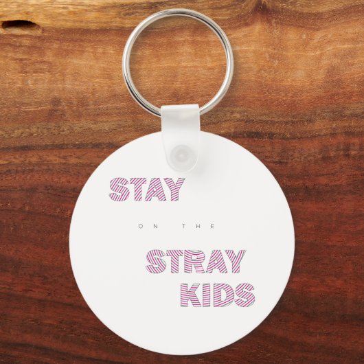 Blijf kleurrijk sleutelhanger (Voorkant)