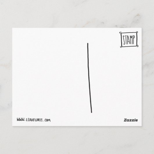 Blijf klimmen briefkaart (Achterkant)