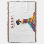 Blijf klimmen Gooi Deken (Voorkant Verticaal)