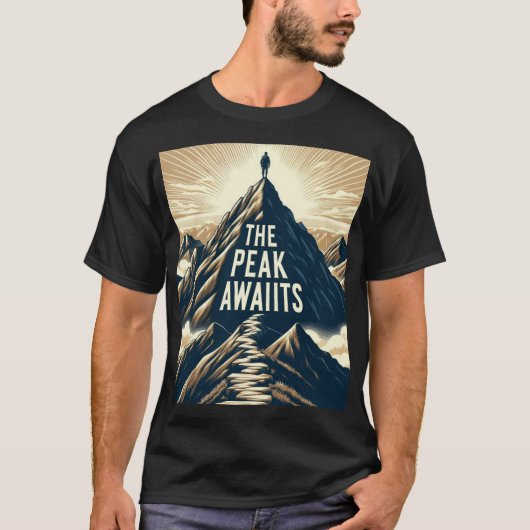 Blijf klimmen t-shirt (Voorkant)