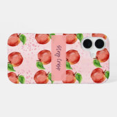 Blijf knapperig (appel) iPhone 16 hoesje (Achterkant horizontaal)