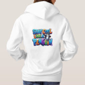 Blijf Koel Als Een Pinguïn Shirt – Grappige 3D Pin (Achterkant)