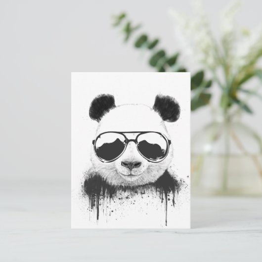 Blijf koel briefkaart (Staand voorkant)