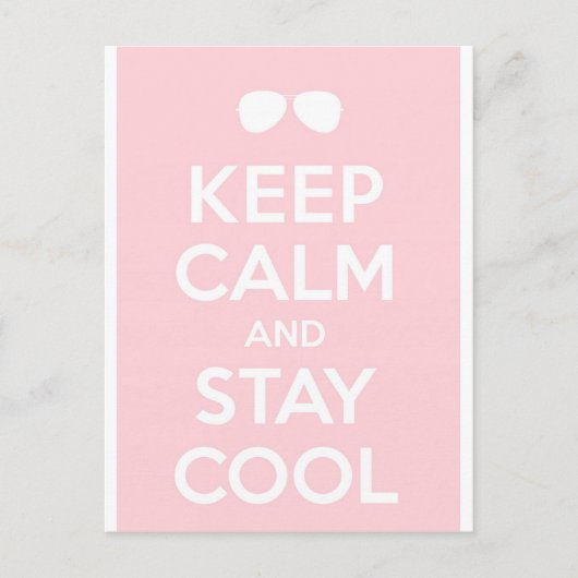 Blijf koel briefkaart (Voorkant)
