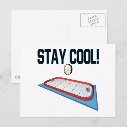 Blijf koel briefkaart (Voorkant / Achterkant)