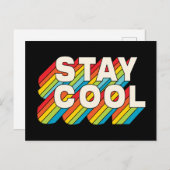 Blijf koel briefkaart (Voorkant / Achterkant)