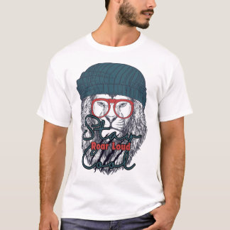 Blijf Koel, Brul Hard – Chille maar Onverschrokken T-shirt