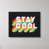 Blijf koel canvas afdruk (Voorkant)