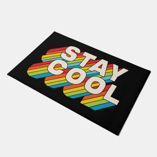 Blijf koel deurmat (Schuin)