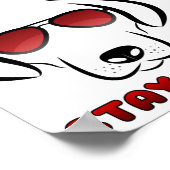 Blijf koel - Dog Poster (Hoek)